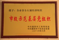 市級示范基層黨組織