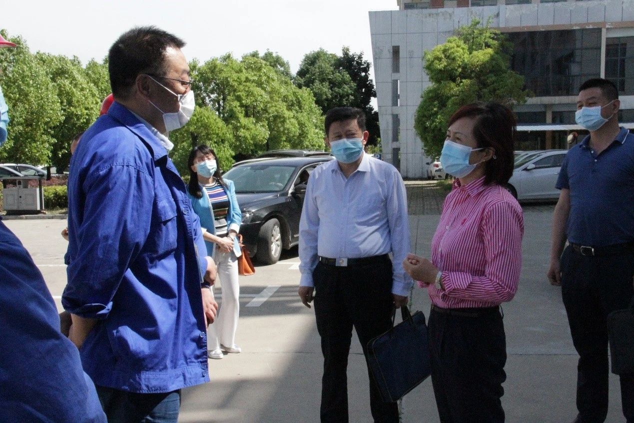 湖北省自然資源廳副廳長(zhǎng)夏亞靈一行蒞臨時(shí)瑞達(dá)重工走訪(fǎng)調(diào)研